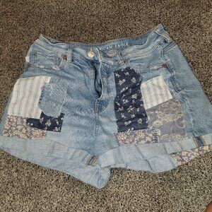 american eagle denim shorts
